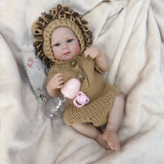 Adorable 46 Lifelike Boy Reborn Doll with Realistic Features & Accessories