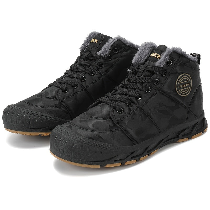 High Top Cotton Snow Boots for Hiking