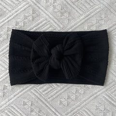 Soft Jacquard Baby Bow Hair Band Headwear Hair Accessories