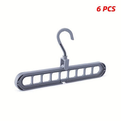 6pcs Port Support Wonder Hangers for Clothes Drying Rack