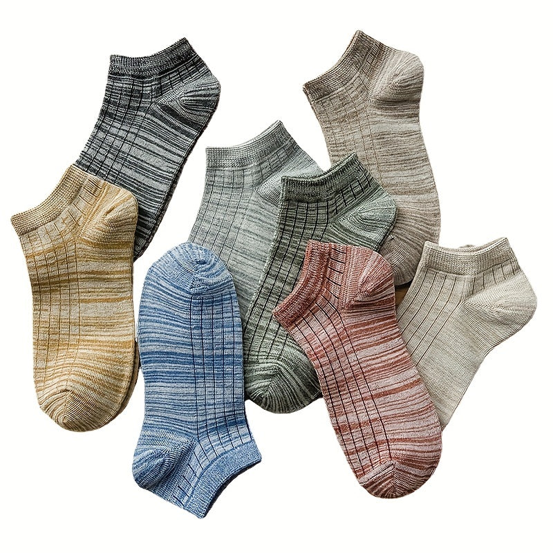 5 Pairs Soft Lightweight Ankle Socks for Women All Match Stockings