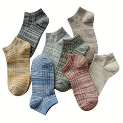 5 Pairs Soft Lightweight Ankle Socks for Women All Match Stockings