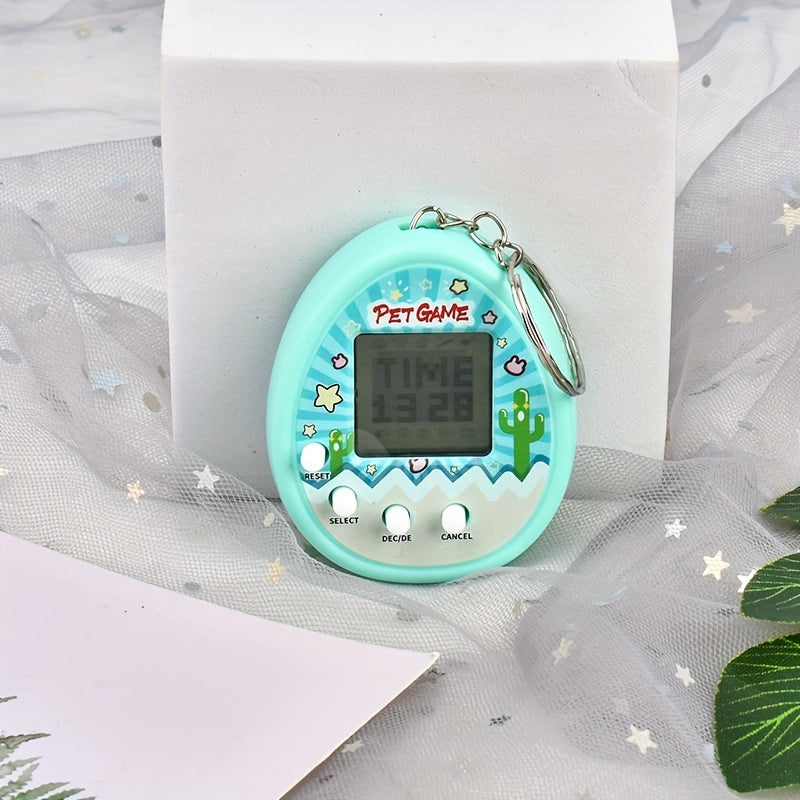 Electronic Pet Machine Handheld Game Pet Egg Virtual Rabbit Keychain