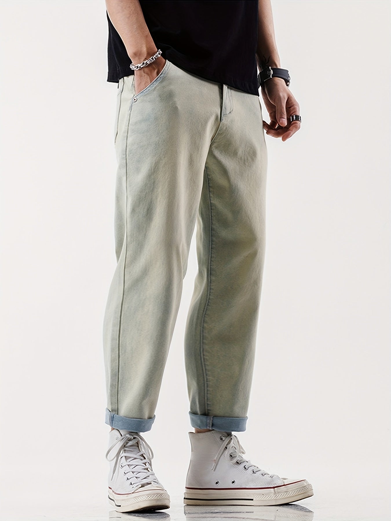 Distressed Jeans Casual Stretch Denim Pants Spring Summer