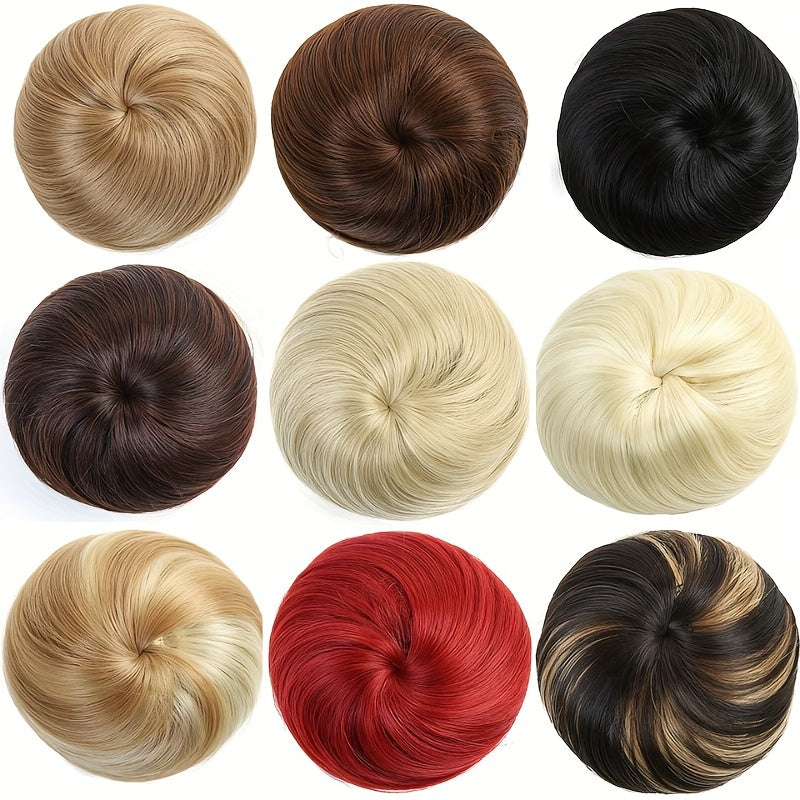 Vintage Ball Head Wig Silk Elastic Rope Curly Hair Headdress