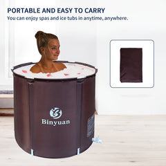 Portable Collapsible Bathtub Large Foldable Ideal For Hot Ice Bath