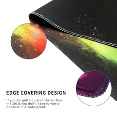 Non-slip Wide Large Mouse Pad and Keyboard Pad Starry Sky