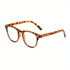 Square Anti Light Glasses For Women Men Students Casual Jelly Frame