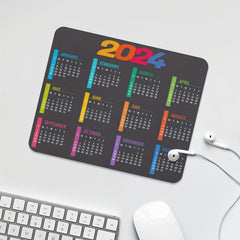 Calendar 05 Rectangular Anti Slip Rubber Mouse Pad 9.5 x 7.9 Inches