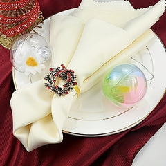 Christmas Fawn Napkin Buckle Metal Cloth Ring Home Decor