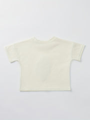 Baby Boys Ice Cream Patch Short Sleeve T-shirt for Summer