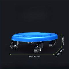 Mute Yoga Abdominal Training Disc 4 Wheels Universal Abdominal Disc