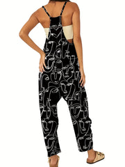 Sleeveless Cami Jumpsuit Casual Women's Clothing