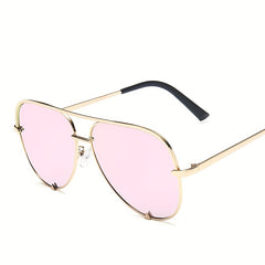 Top Bar Aviator Sunglasses for Men Women UV400