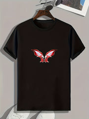 Wings Print Men's Graphic T-Shirt for Summer