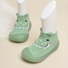 EDUBA Cartoon Slip On Sock Shoes For Baby Girls