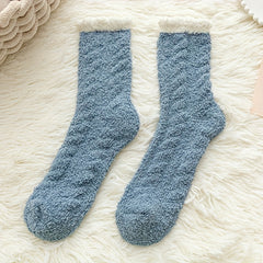 6 Pairs Twist Textured Socks Women's Stockings