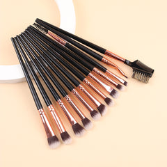 12pcs Synthetic Eye Makeup Brush Set Eyeshadow Eyebrow Eyeliner Concealer Kit