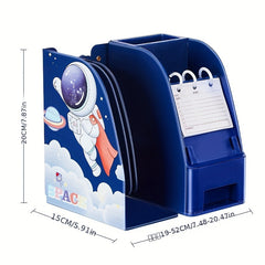 Cat Prince 3-in-1 Book Stand w/ Storage Box & Schedule - Creative Stationery