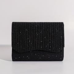 Glitter Sequins Evening Bag Flap Clutch Women's Wedding Wallet
