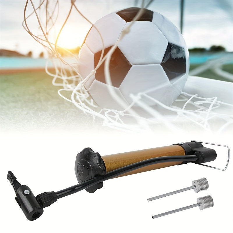 Portable Air Pump With Needle For Ball Sports and Bicycles