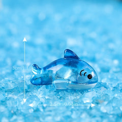 10pcs Mixed Luminous Shark Ornaments Aquarium Fish Tank Glow