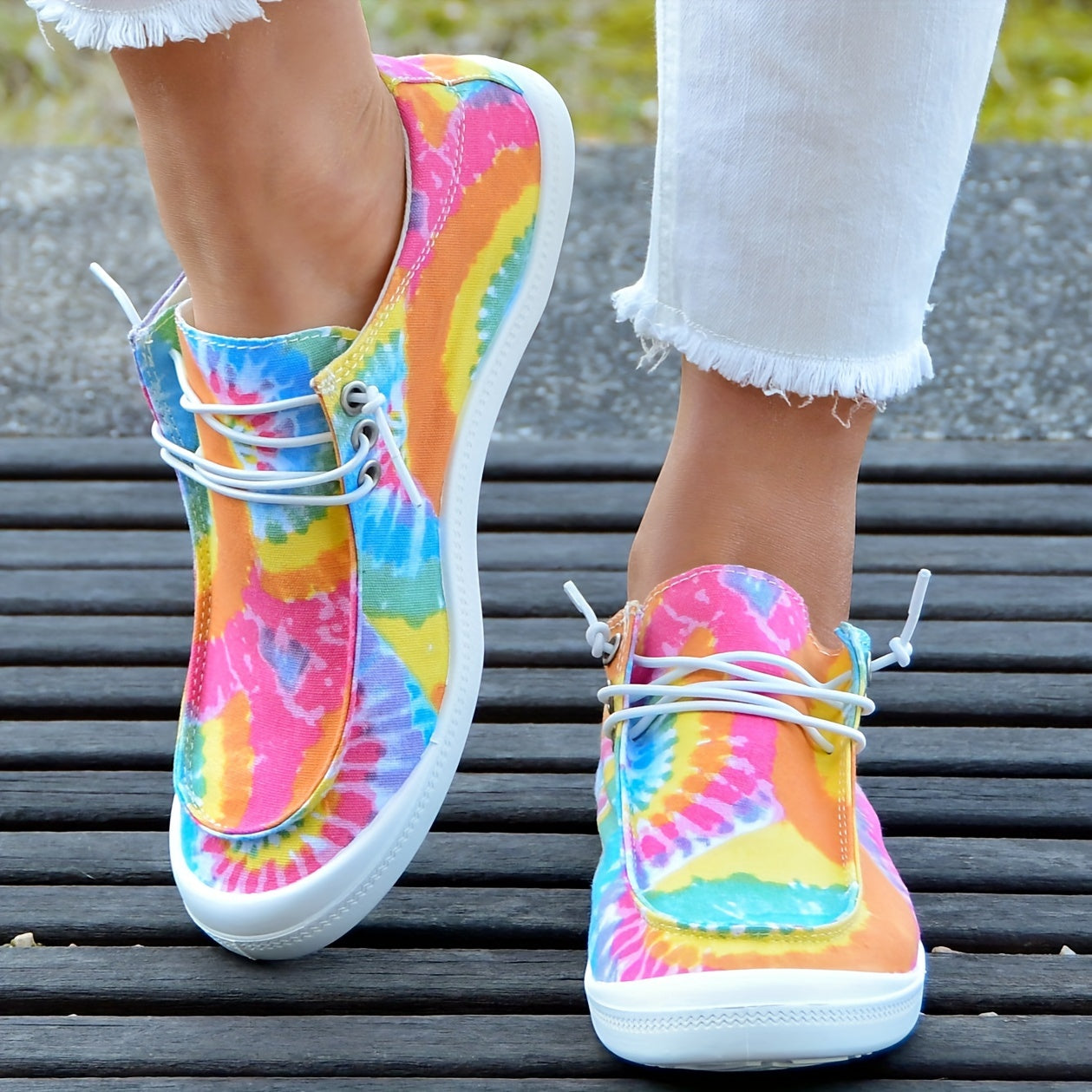 Women's Colorful Boat Shoes Lightweight Running Sneakers