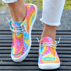 Women's Colorful Boat Shoes Lightweight Running Sneakers
