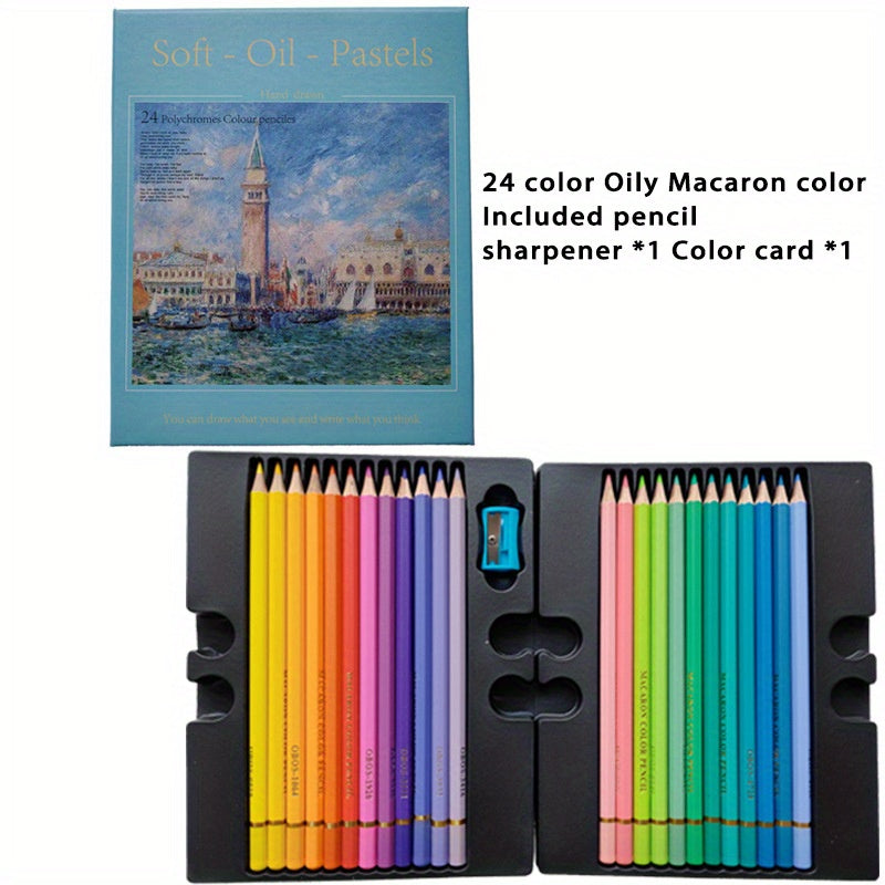 Water Soluble Pencils - 24 48 Brushes for Hand Sketching