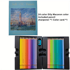 Water Soluble Pencils - 24 48 Brushes for Hand Sketching