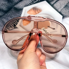 Oversized Shield Sunglasses Y2K Windproof UV400