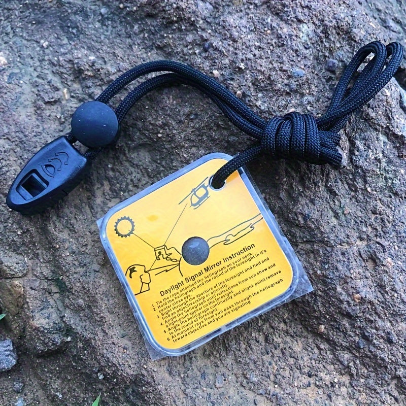 Signal Mirror Acrylic Reflector for Camping Emergency