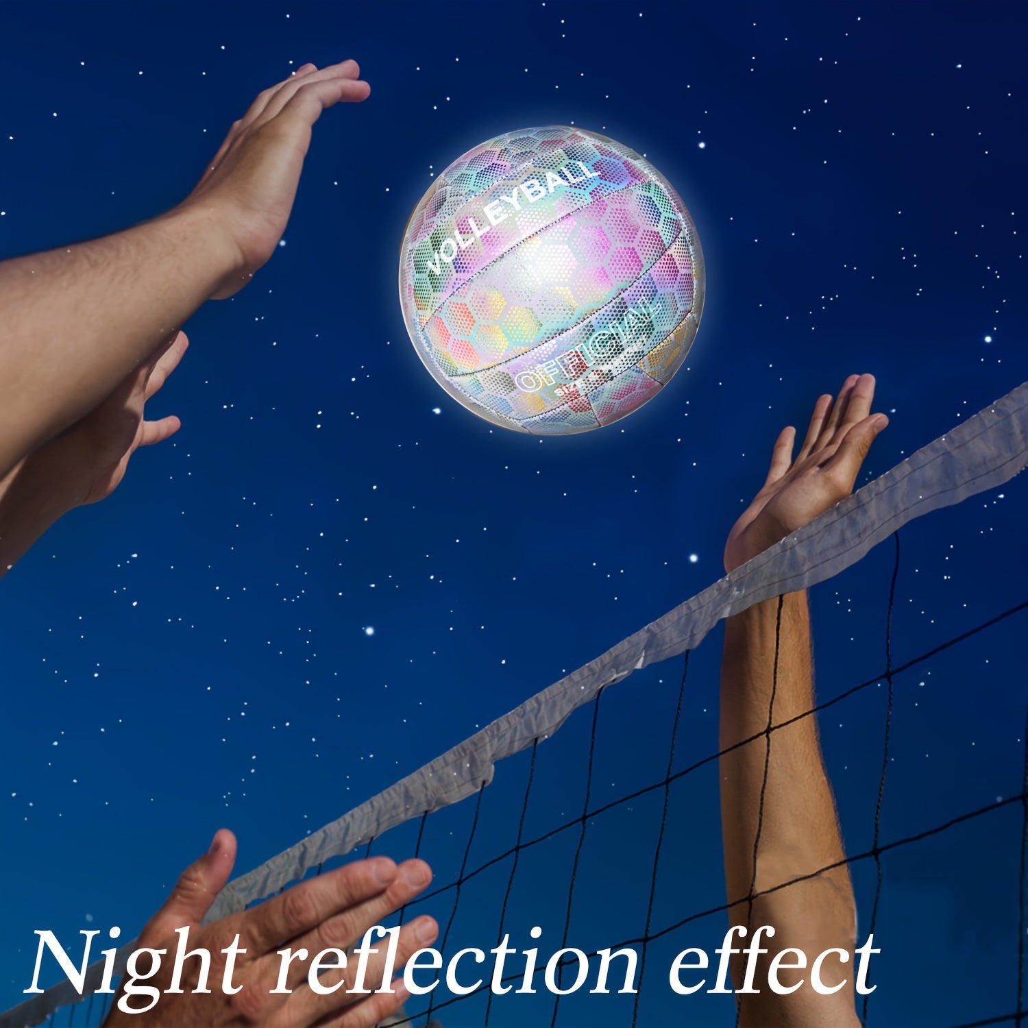 Fish Scale Reflective Volleyball Size 5 for Beach Training