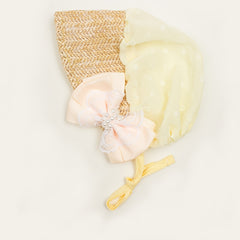 1pc Baby Lace Breathable Sun Hat Summer Thin Sweet And Princess Hat