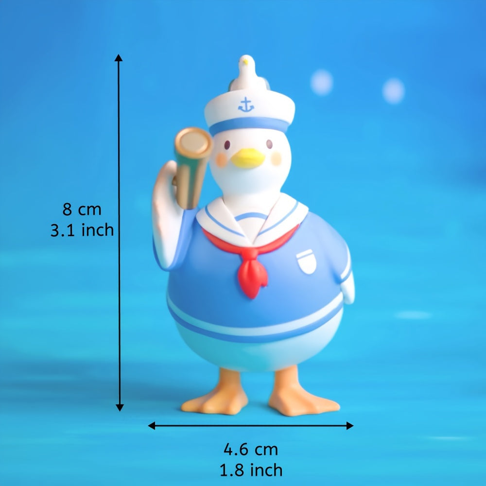 1pc Courageous Duck Anime Figure Toy Gift for Friends