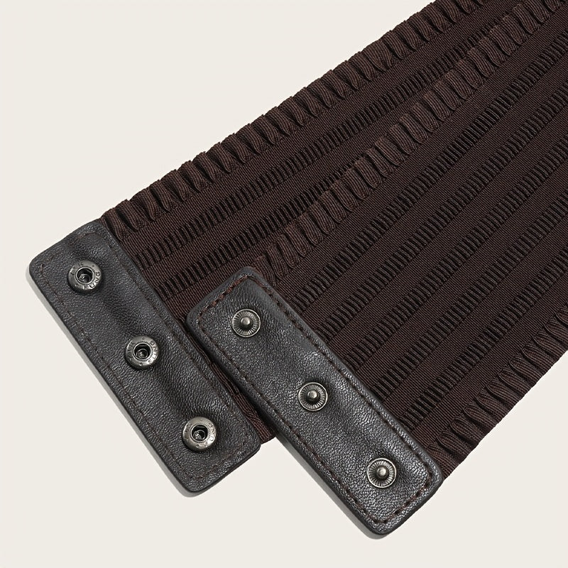 Women's Stretchy Dress Belts Elastic Corset Waistband