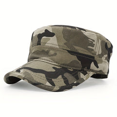 Men's Camouflage Flat Top Baseball Cap