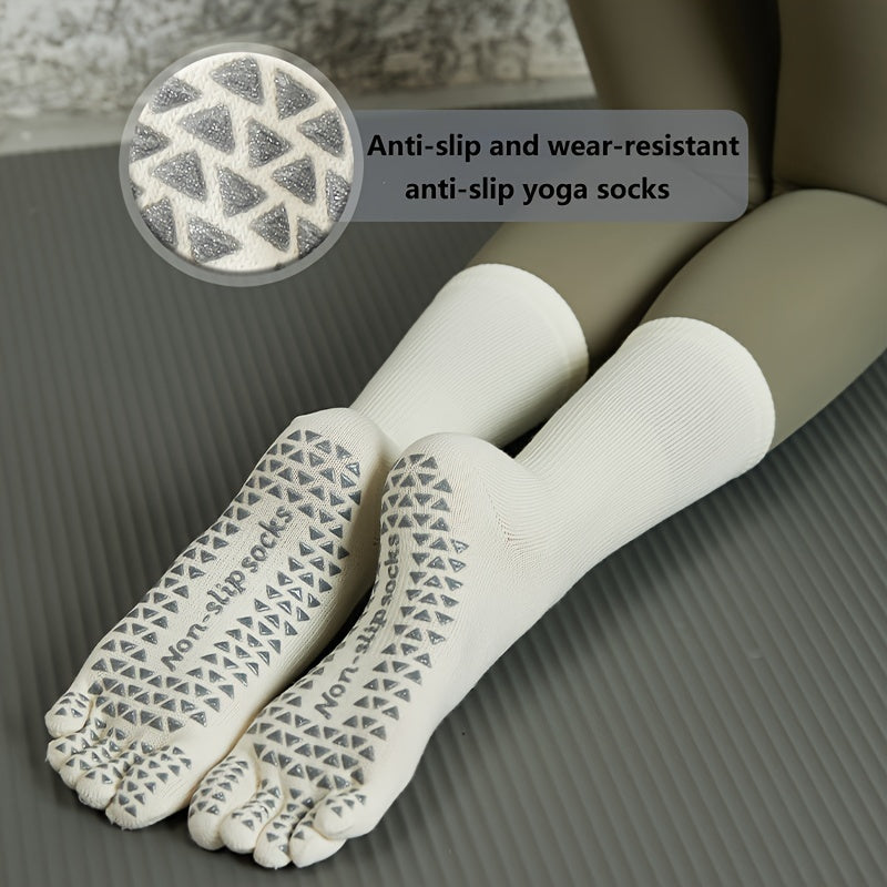Women's Yoga Socks Five-Toe Split Non-Slip Gripper Socks