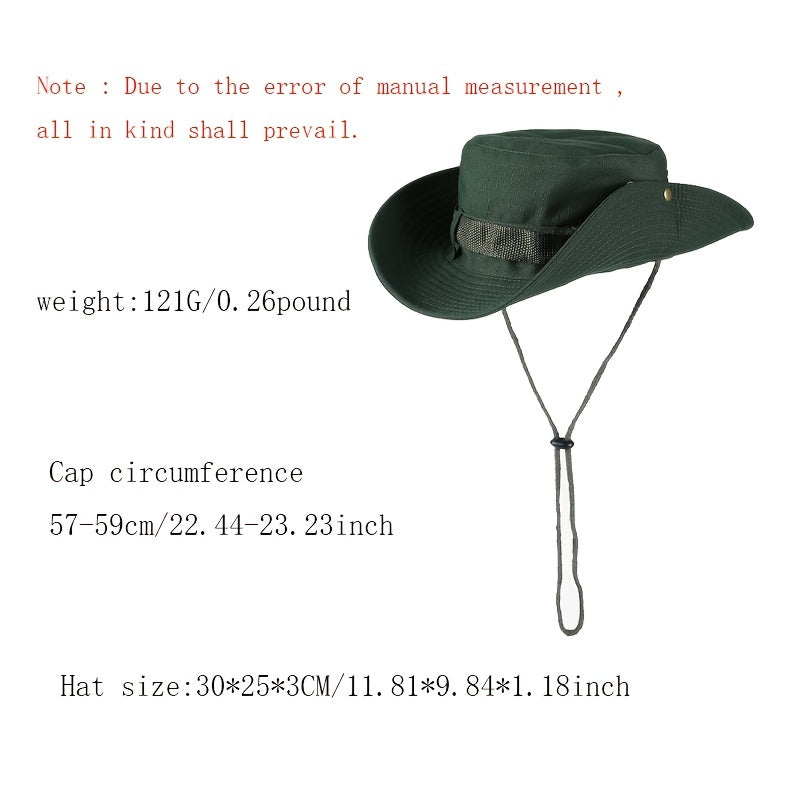 Women's Wide Brim Bucket Hat Summer Sunscreen Beach Fisherman Cap
