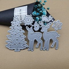 1pc Christmas Tree Metal Cutting Die for Scrapbooking Card Making Stencil