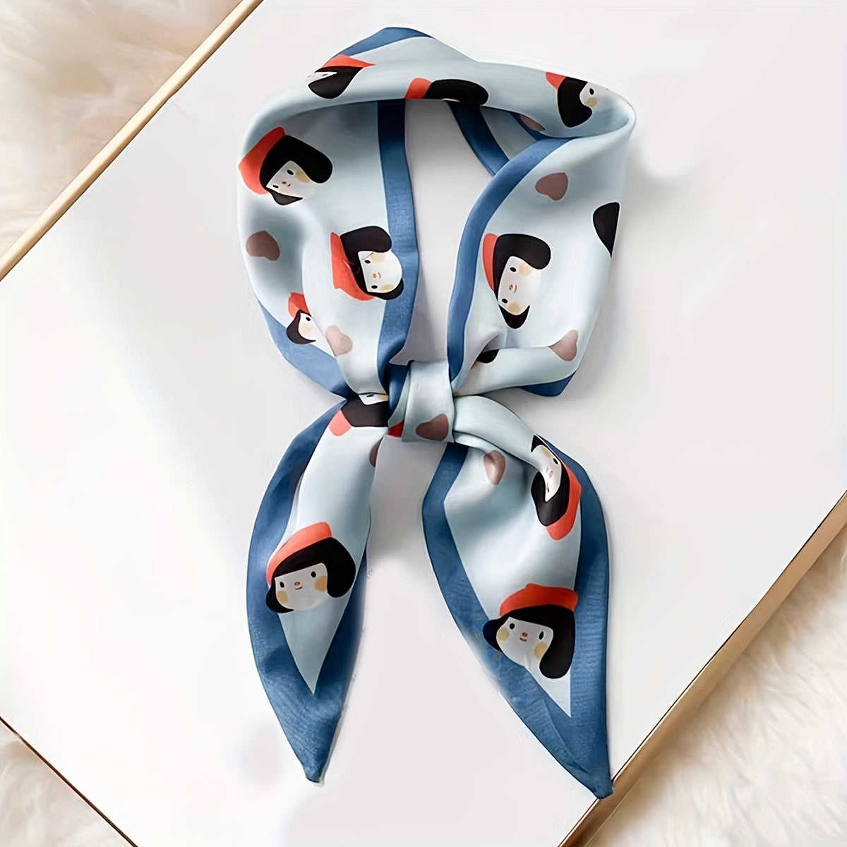 Small Ribbon Scarf Bag Accessories Wrist Scarf