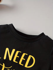 Baby Casual Vitamin Sun Round Neck T shirt Clothes