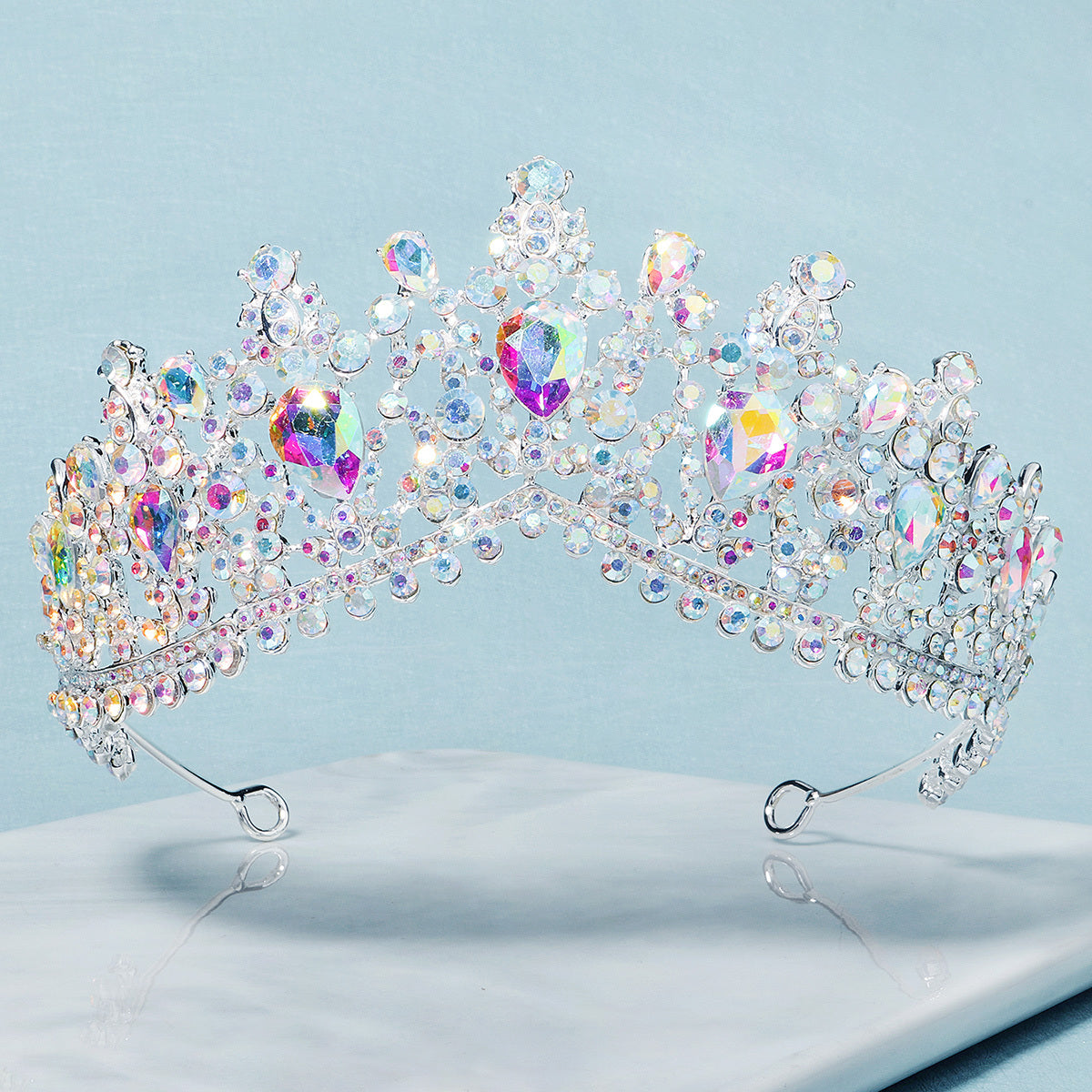 Rhinestone Baroque Crown Hairband Headband Party Favor Decorations