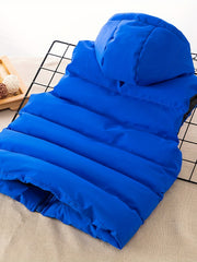 Boys Reversible Padded Waistcoat Quilting Jacket