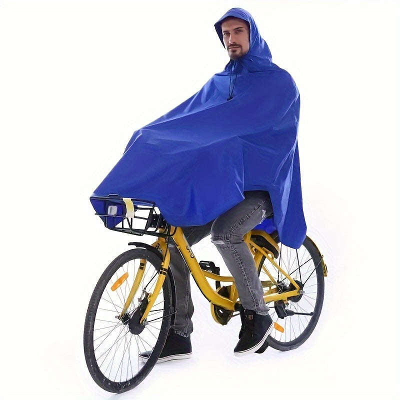 Waterproof Raincoat With Hood Outdoor Cycling Raincoat Thickened