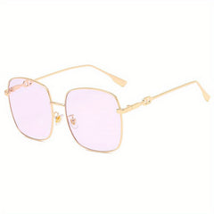 Square Frame Sunglasses for Men UV Protection
