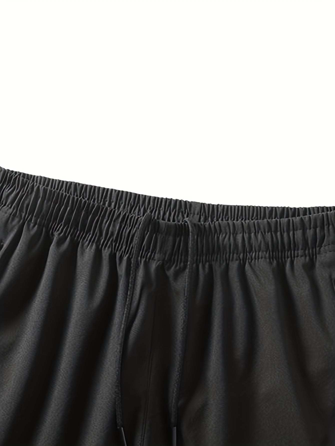 Men's Active Quick Drawstring Loose Long Shorts for Outdoor Summer