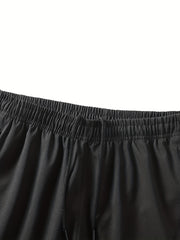 Men's Active Quick Drawstring Loose Long Shorts for Outdoor Summer