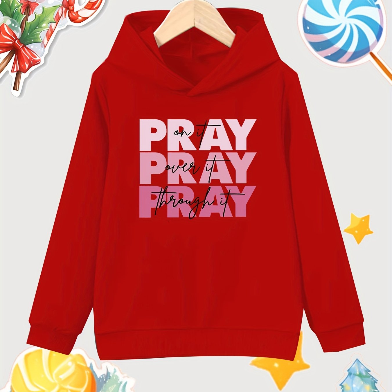 Girl's Cotton Hoodie Active Breathable Sweatshirt