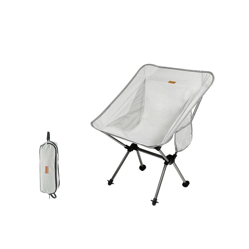 Bisinna Lightweight Portable Beach Chair Foldable Moon Shaped Chair